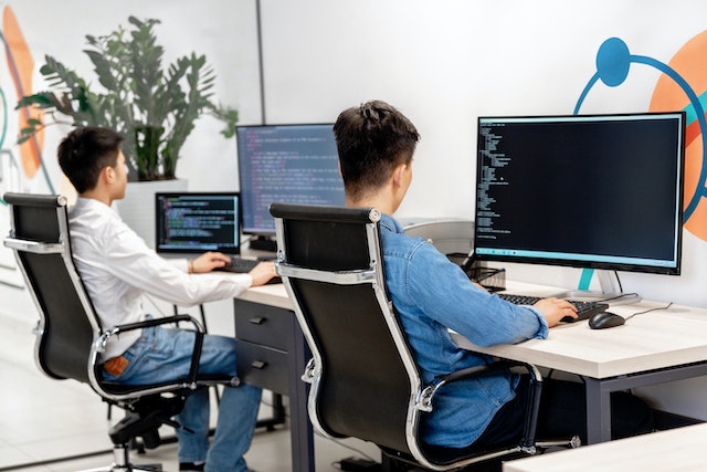 2 Software developers working
